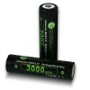 18650 Button-Top Batteries 3000mAh Lithium-ion, with PCB  [2-Pack]