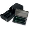 18650 Button Top Batteries with Charger & Storage Case