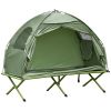 Camping Tent Cot, Single Person Folding Cot Combo, Off-Ground Tent, Covered Outdoor Bed with Carry Bag for Hiking, Camping