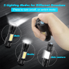 Mini LED Camping Flashlight USB Rechargeable Torch Zoomable with Clip