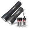 Flashlight Combo Pack, High Powered 1,000 Lumen Metal Torch Light and Bright 300 Lumen Mini Tactical EDC Flashlight, for Emergency, Camping
