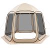 Screen House Tent, 10 x 9.2 ft, 4-8 Person Pop Up Screen Tent, Portable Screened in Canopy with Carry Bag, Netting Sides, Ground Stakes, for Garden