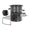 Camping Rocket Stove, Wood Burning Portable Rocket Stove with Carrying Bag for Backpacking, SPCC Steel, Double Door, Burn Twigs