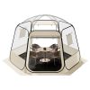 Pop up Bubble Tent, 11 x 10.2 ft Waterproof & UV-Resistant, Clear Camping Tent Shelter, Outdoor Garden Dome Igloo Tents with Windows