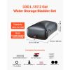Water Storage Bladder, 87.2 Gal Collapsible Water Storage Bag, Wear-Resistant 1000D PVC Soft Waters Bag