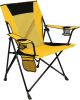 Dual Lock Portable Camping Chairs - Versatile Outdoor Folding Sports & Lawn Chair - Locks Position Izamal Yellow