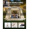 Pop up Bubble Tent, 11 x 10.2 ft Waterproof & UV-Resistant, Clear Camping Tent Shelter, Outdoor Garden Dome Igloo Tents with Windows