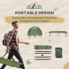 Camping Tent Cot, Single Person Folding Cot Combo, Off-Ground Tent, Covered Outdoor Bed with Carry Bag for Hiking, Camping
