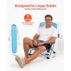 Folding Beach Chair, High Back Camping Chairs for Adults, with Cup Pocket, Mesh Back, Carry Bag