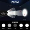 2x Extrem Hell Taschenlampe Zoom USB mit Akku aufladbar LED