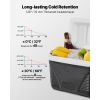 Portable Cooler, 8.5 QT Hard Cooler with Ice Retention and Heavy-Duty Handles, Lightweight Rigid Material Insulated Portable Cooler