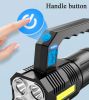 99000000LM Super Hell LED Handscheinwerfer Camping Suchscheinwerfer Taschenlampe