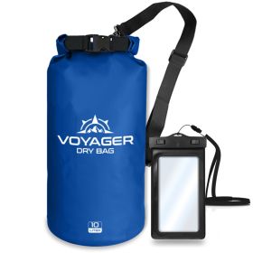 Voyager Waterproof Dry Bag for Kayaking and Water Sports (Option: Blue10 Liter)