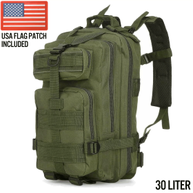 XG-MB30 - Small Tactical Backpack Survival Assault Bag 30 Liter (Option: Army Green)