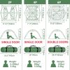Tent for 2 Person, 4 Person, 6 Person - Waterproof Two Person Tents for Camping, Small Easy Up Tent for Family, Outdoor, Kids