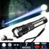 Super Bright White LED Flashlight Rechargeable Zoomable Torch Camping lamp