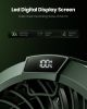 Portable Camping Fan with LED Lantern, 360°Rotation and Clip on for Desk, 4000mAh USB Rechargeable Battery Powered