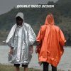 Emergency Rain Poncho Weather Proof Outdoor Survival Camping Gear
