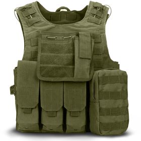 Military Tactical Plate Carrier Vest (Option: Army Green)