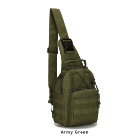 EDC Shoulder Bag - Tactical Chest Sling Bag (5 Liter) (Option: Army Green)