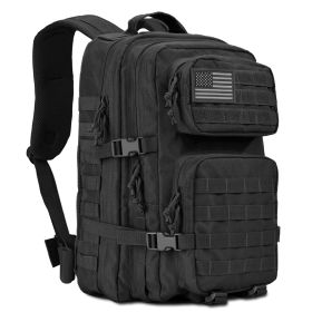 XG-MB45 - Men's Molle Military Tactical Backpack 45 Liter (Option: Black)