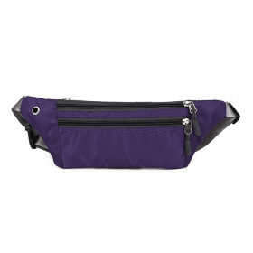Waterproof Fanny Pack for Running and Travel (Option: Purple)